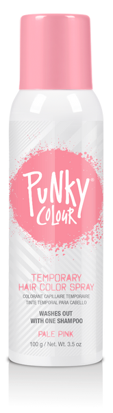 Punky Colour Pale Pink Temporary Hair Spray – A pink temporary hair color spray that washes out in one shampoo.